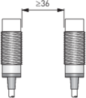 Side by side mounting