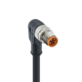 Plug-in connector M8 x 1, 4-pole, angled 0.5 m