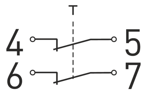 紧急停止按钮触点示意图