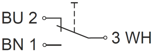 授权按钮触点示意图
