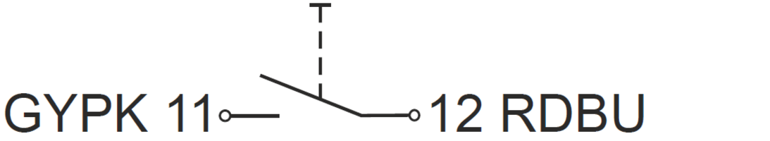 启动按钮触点示意图