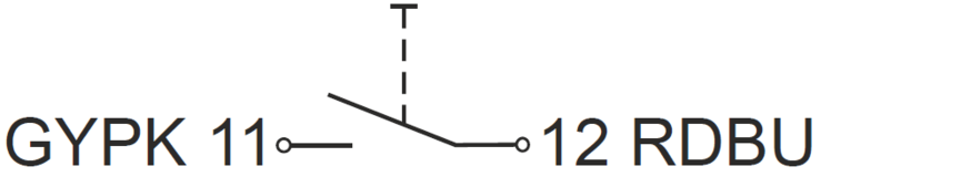 启动按钮触点示意图