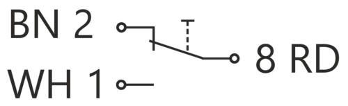 授权按钮触点示意图