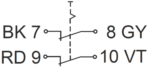 紧急停止按钮触点示意图