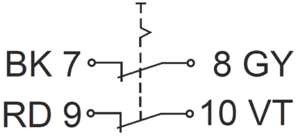 紧急停止按钮触点示意图