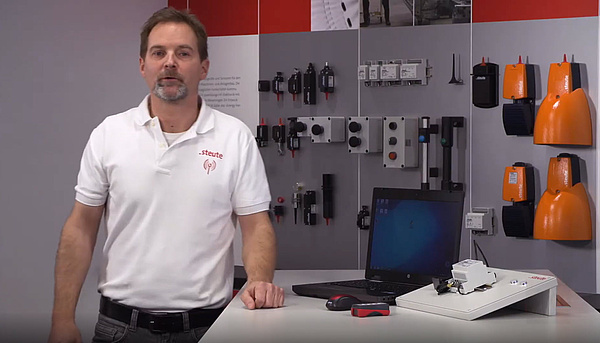 Wireless receiver with RS232 interface: configuration and function