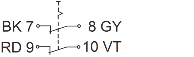 紧急停止按钮触点示意图