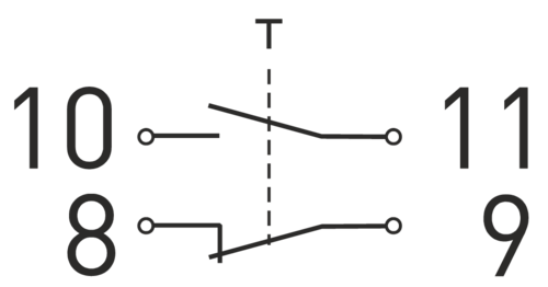 授权按钮触点示意图